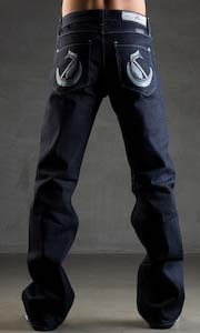 Mens Straight Leg Virgin Raw
