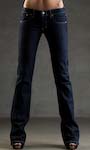 womens boot cut virgin wash